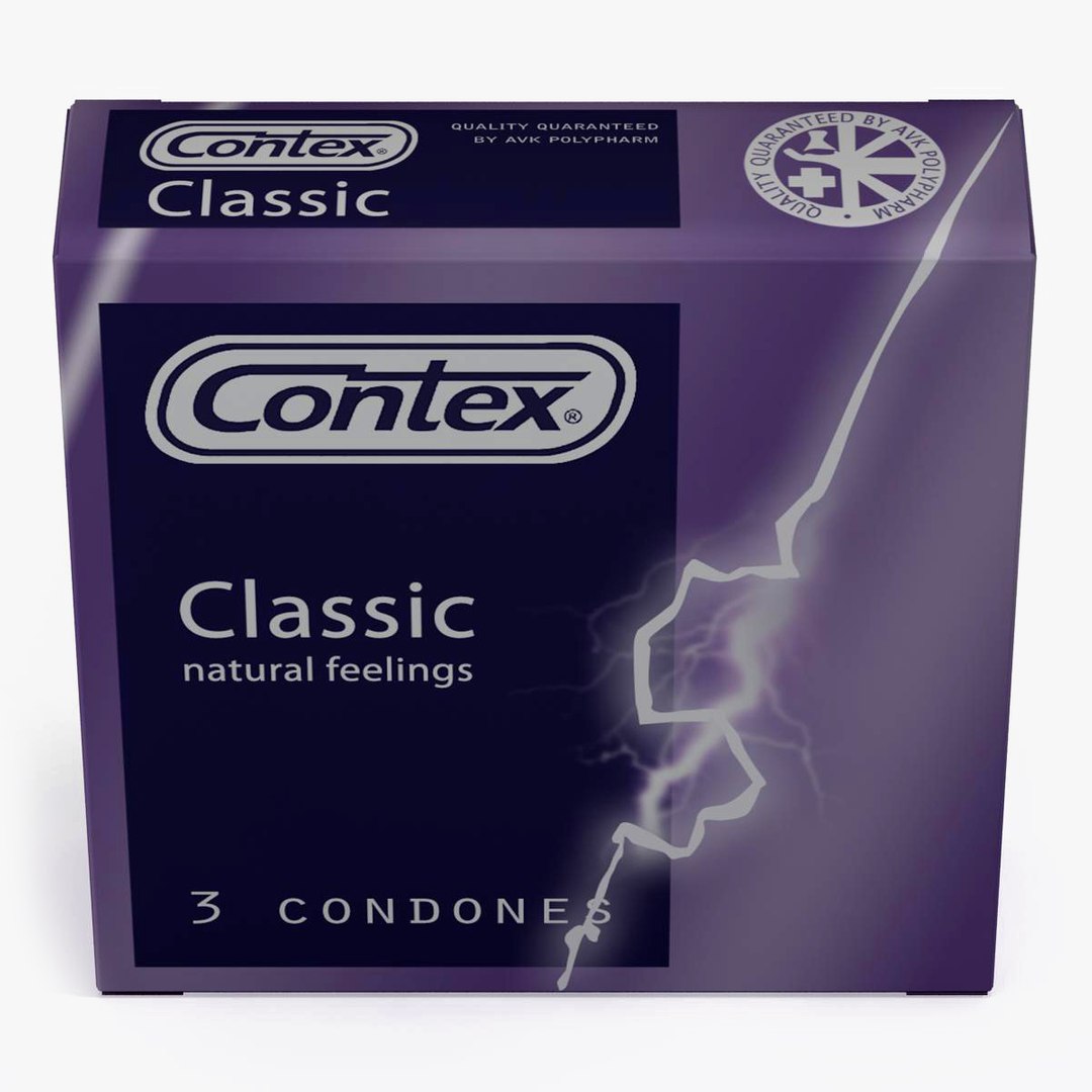 Condom Box Contex 3d Model