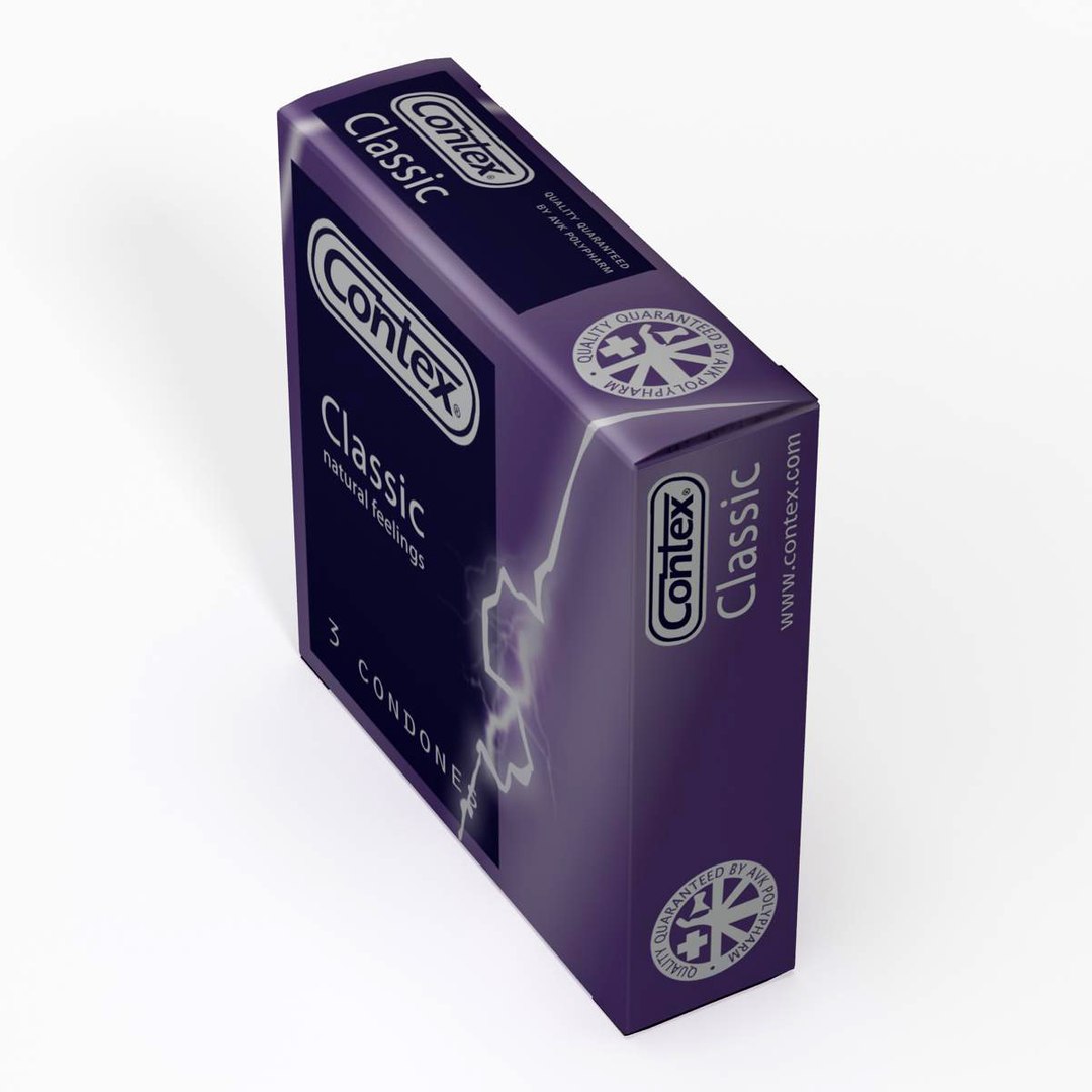 Condom Box Contex 3d Model