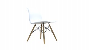 Silla Blanca 3D model