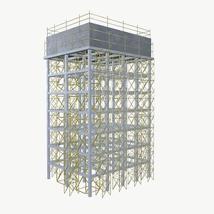 Construction building 3D model
