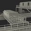 Rail Mounted Gantry Container Crane Rigged Red
