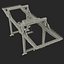 Rail Mounted Gantry Container Crane Rigged Red