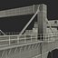 Rail Mounted Gantry Container Crane Rigged Red