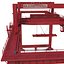 Rail Mounted Gantry Container Crane Rigged Red