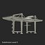 Rail Mounted Gantry Container Crane Rigged Red