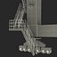 Rail Mounted Gantry Container Crane Rigged Red