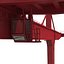 Rail Mounted Gantry Container Crane Rigged Red