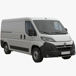 3D 2024 Opel Movano  L2H1 Detailed interior model