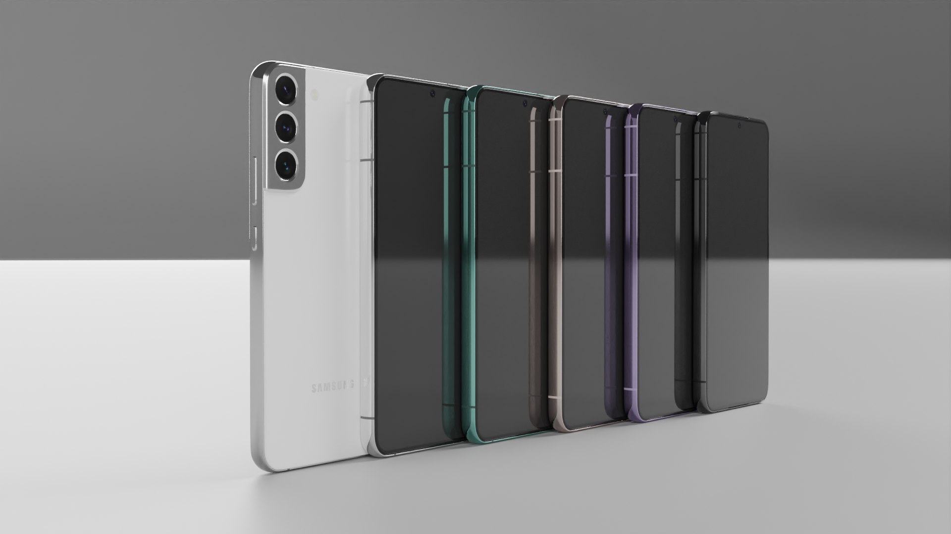 3D Samsung Galaxy S22 All Colors Smartphone - TurboSquid 2096336