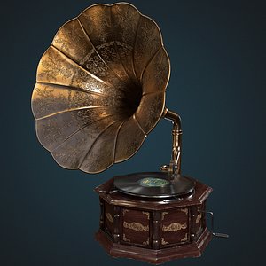 Gramophone 3D model