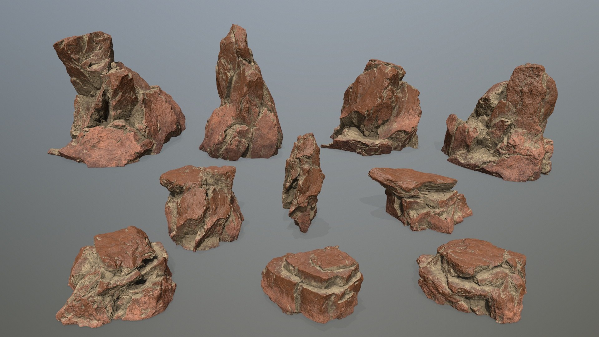 Desert Rocks 3D Model - TurboSquid 2275393