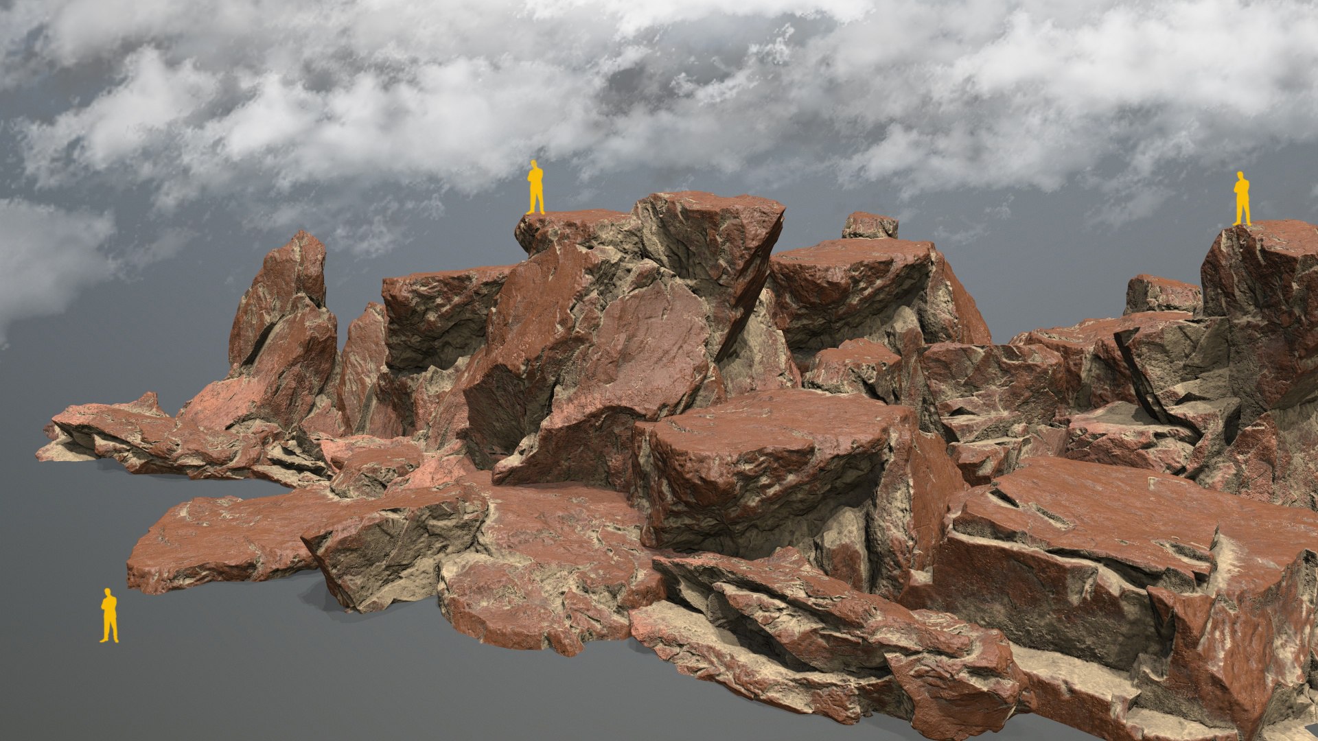 Desert Rocks 3D Model - TurboSquid 2275393