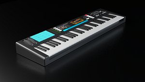 3D model midi keyboard hexone