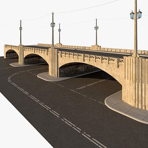 3D Fourth Street Bridge LA