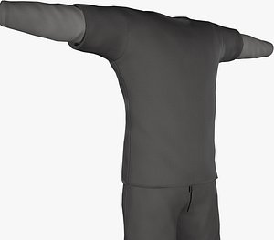 3D streetwear outfit 3 pants
