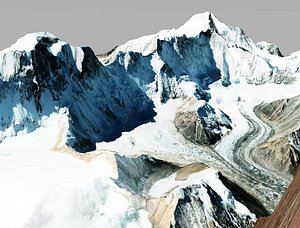 mountain landscape model