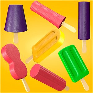 3D model Popsicle Stick