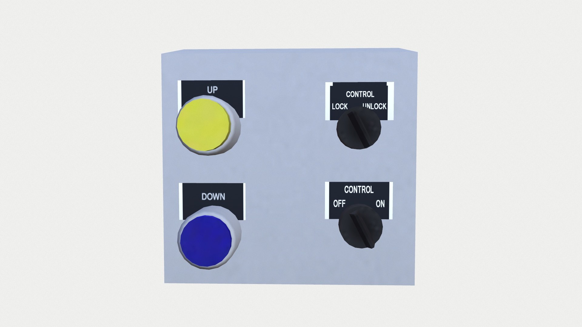 Industrial Control Panel 3D - TurboSquid 2308633