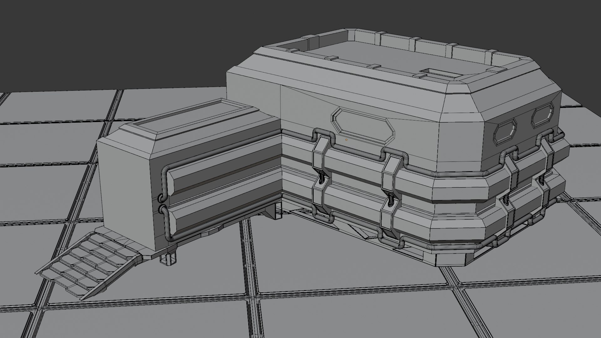 Sci-Fi Modular Space Base 3D - TurboSquid 2414064