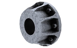 Machine Part 12 V3 3D model