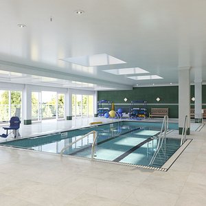 Rehabilitation therapy pool 3D model