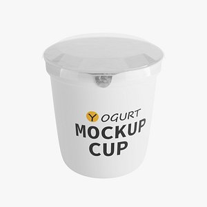 yogurt cup 3D