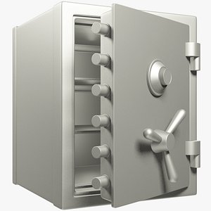 3D model safe opening door