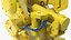 3D model High Speed Industrial Robot Yellow