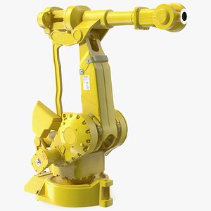 3D model High Speed Industrial Robot Yellow
