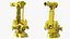 3D model High Speed Industrial Robot Yellow