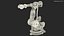 3D model High Speed Industrial Robot Yellow