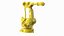 3D model High Speed Industrial Robot Yellow