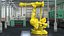 3D model High Speed Industrial Robot Yellow