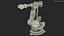 3D model High Speed Industrial Robot Yellow