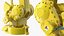 3D model High Speed Industrial Robot Yellow