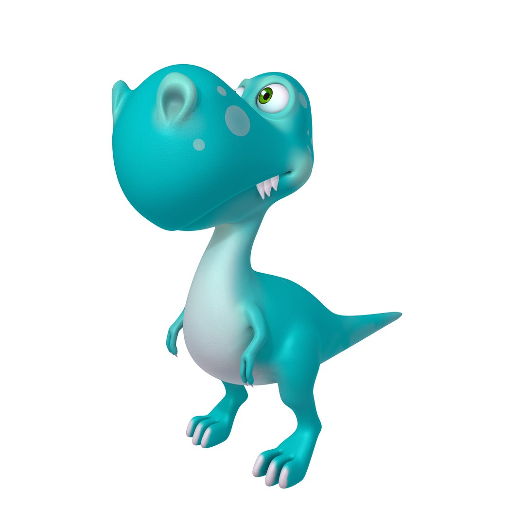 3D dinosaur cartoon - TurboSquid 1469456
