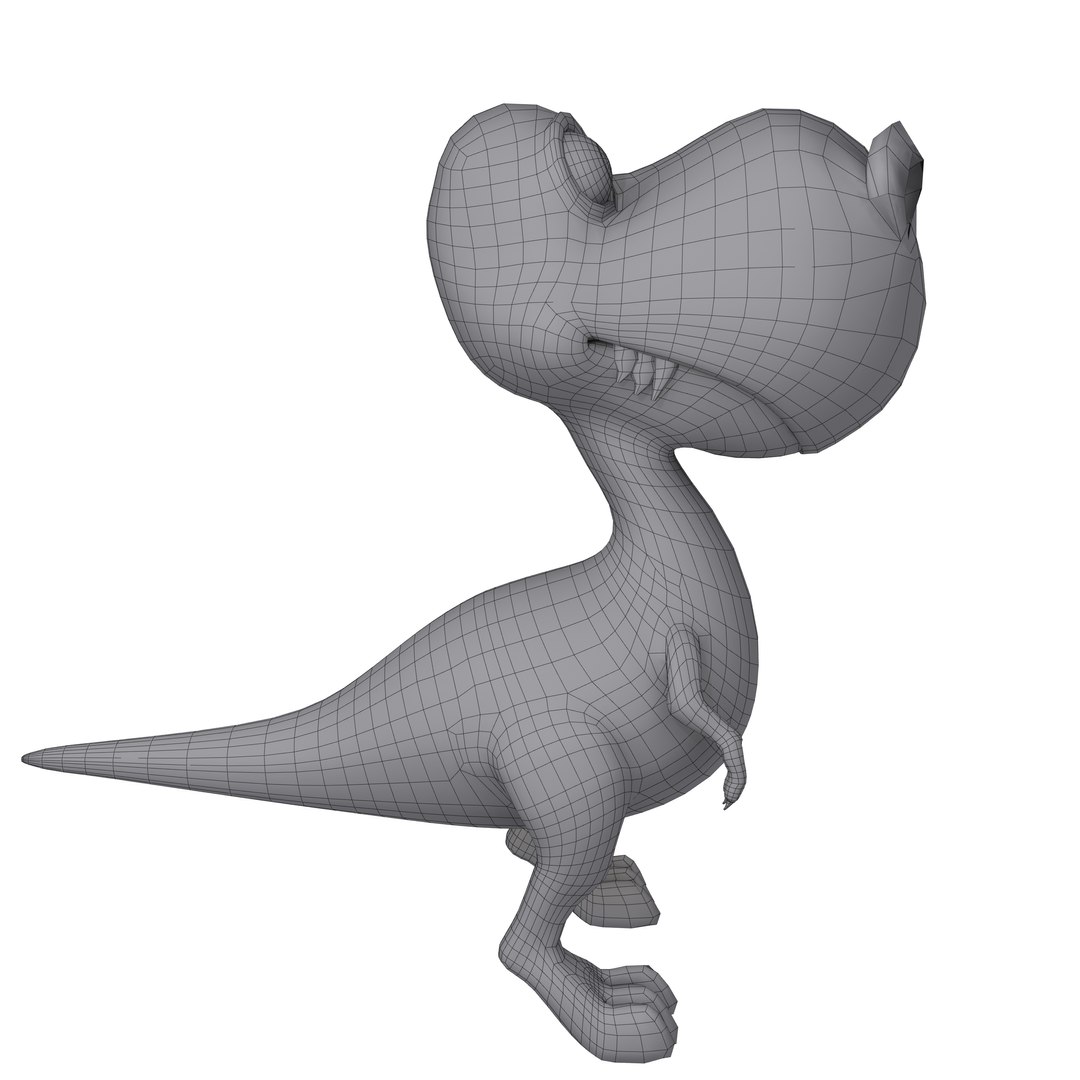 3D Dinosaur Cartoon - TurboSquid 1469456
