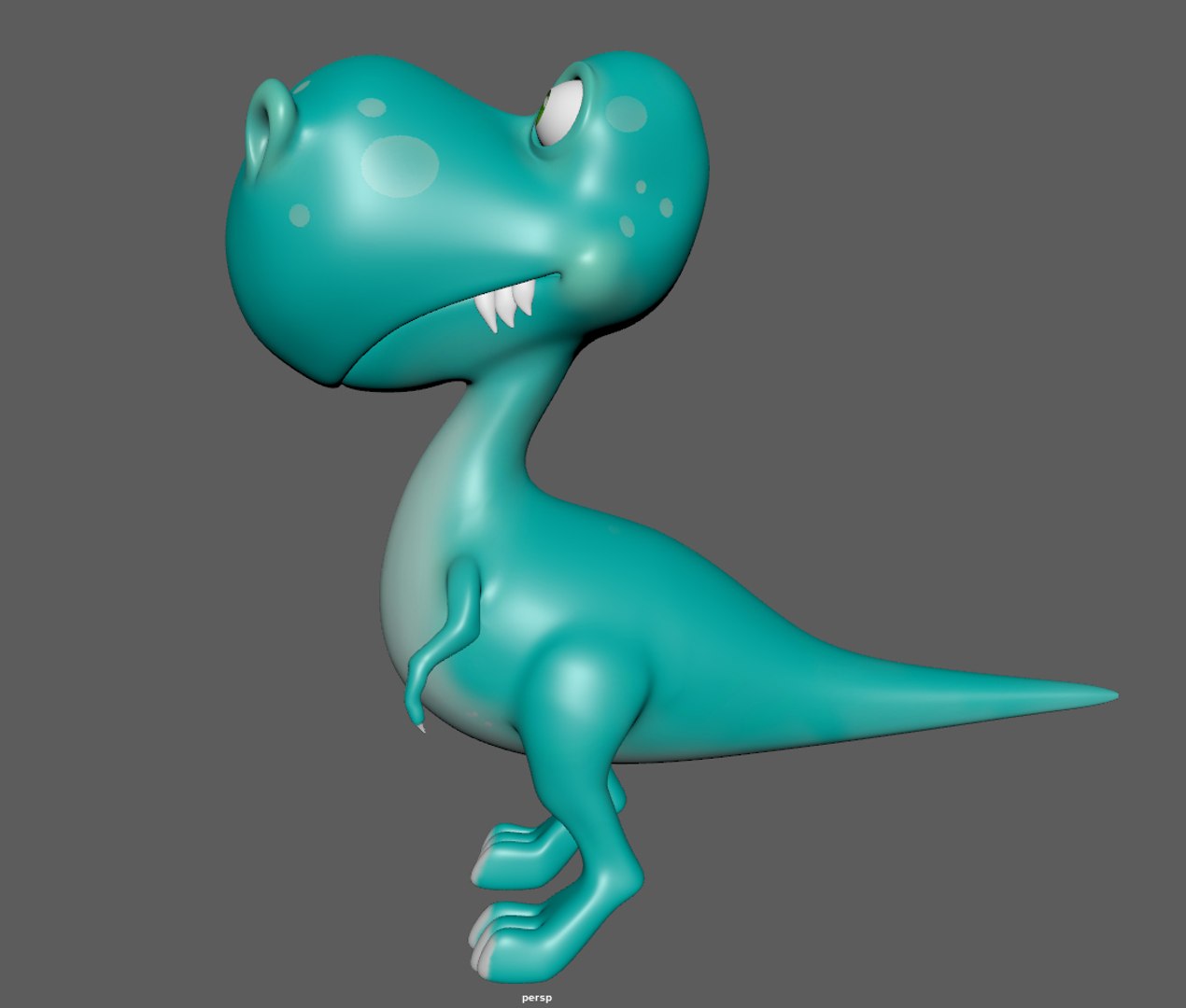 3D Dinosaur Cartoon - TurboSquid 1469456