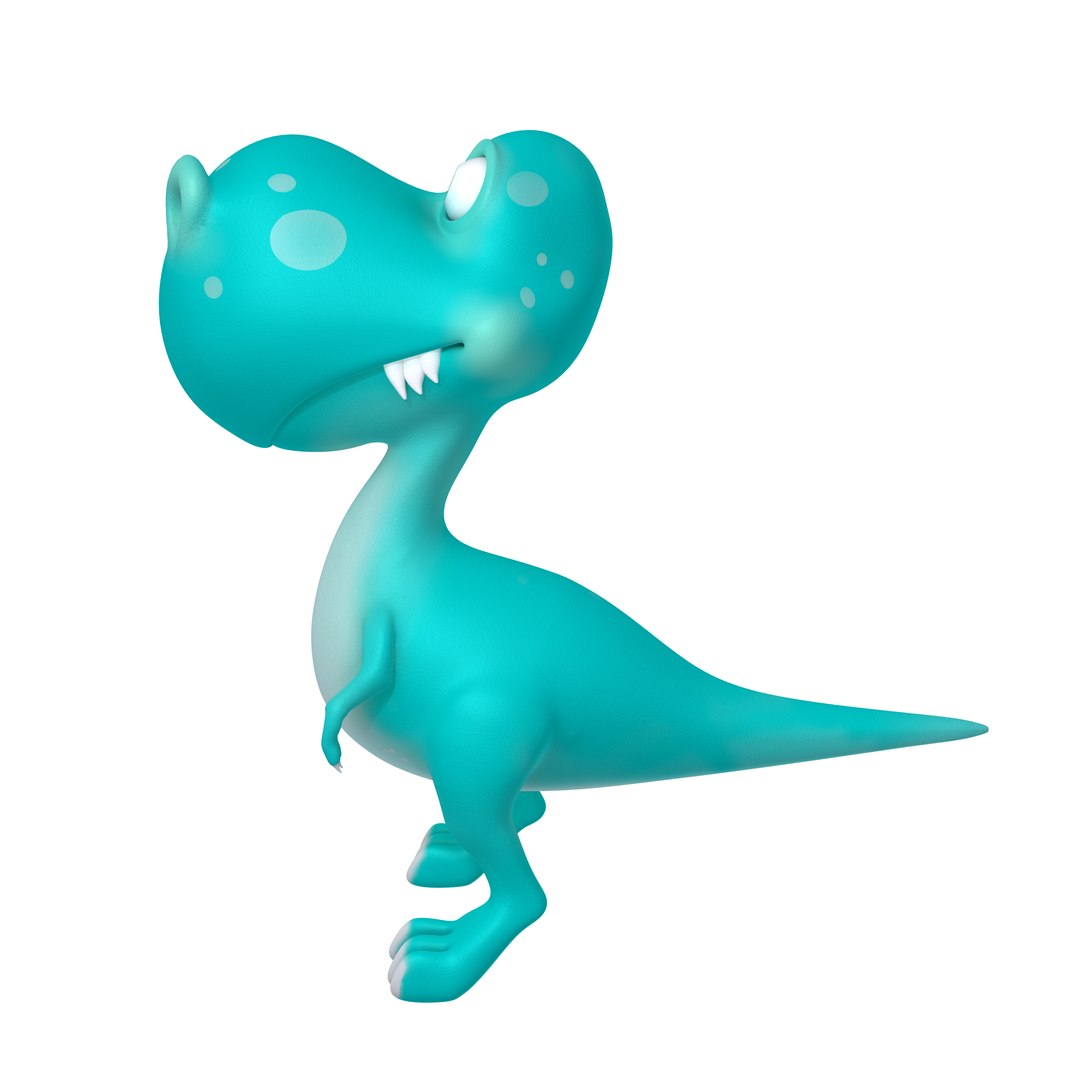 3D Dinosaur Cartoon - TurboSquid 1469456