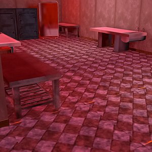 Zombie Hospital Environment 3D model