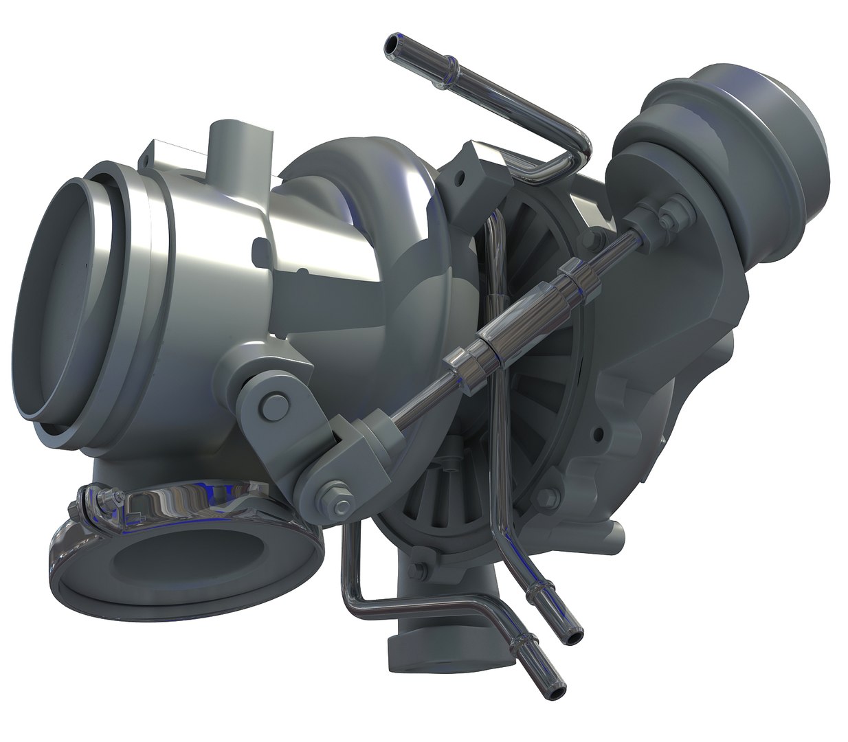 Engine turbo 3D model - TurboSquid 1174024
