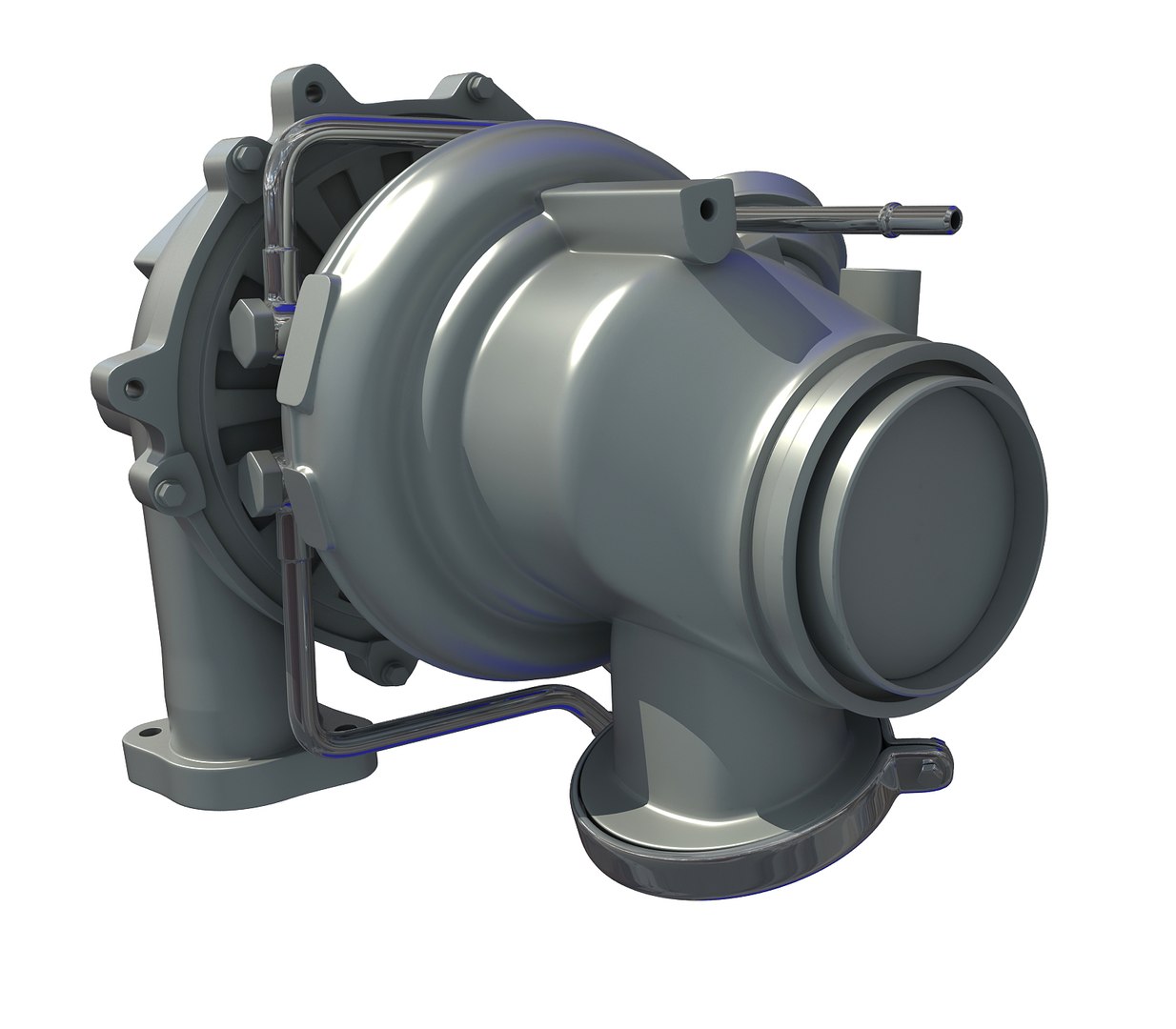 Engine turbo 3D model - TurboSquid 1174024