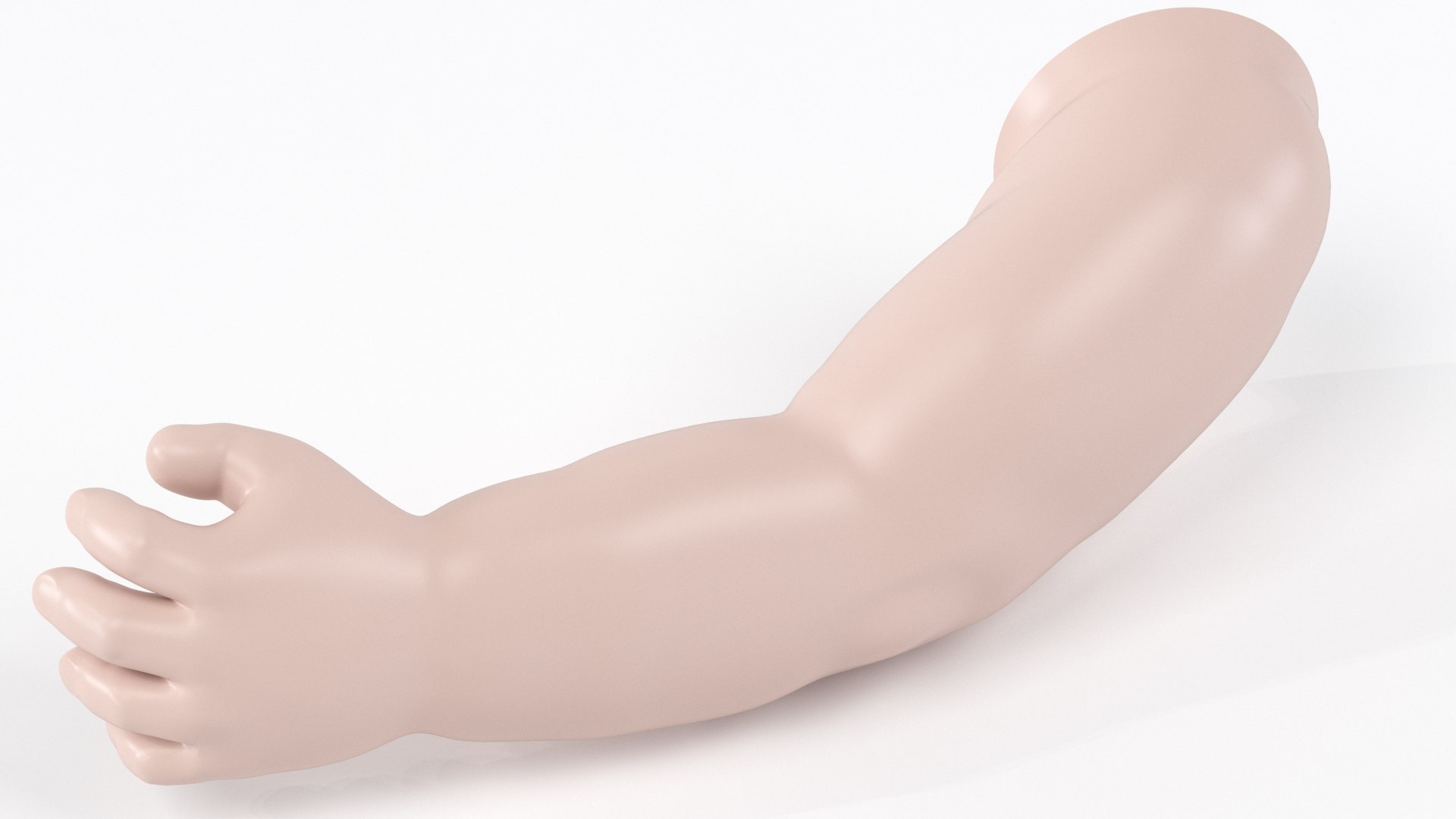 Baby CPR Dummy Hand 3D model preview