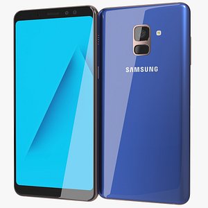 realistic samsung galaxy a8 3D model