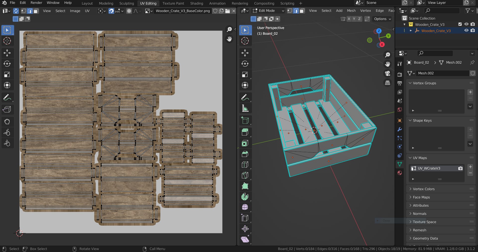 Wooden Crate V3 model https://p.turbosquid.com/ts-thumb/Ht/JqwROi/Sh/woodencratev3_scr6/png/1651338686/1920x1080/fit_q87/e2a211a4b170ab398465b75f0e77fd1236199a39/woodencratev3_scr6.jpg