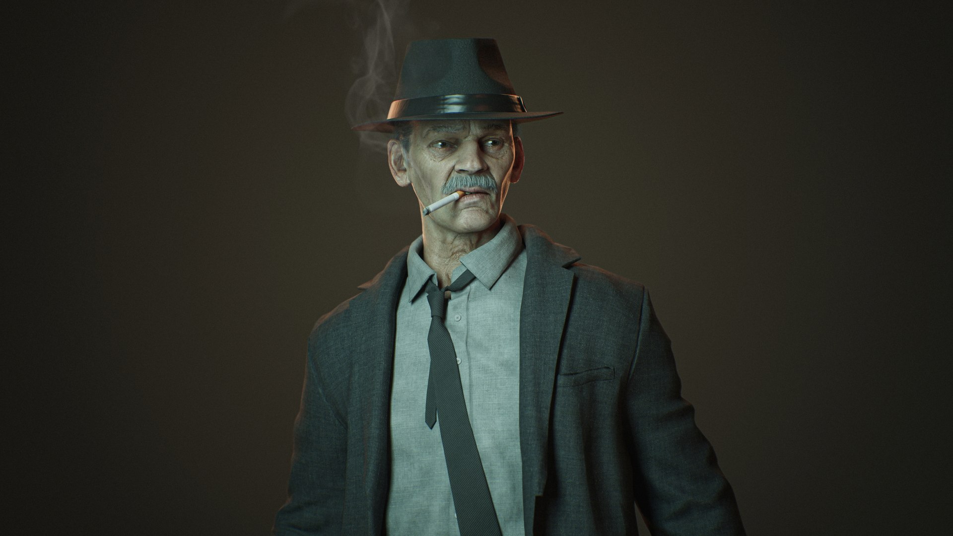 Police Detective Officer Model - TurboSquid 2249293