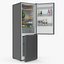 Open Fridge Full of Products 3D model