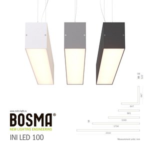 3D model led lighting ini 100