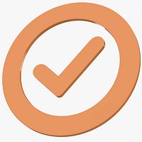 Validation Check Mark Symbol Icon