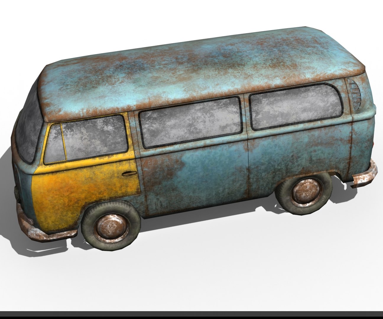 3d Model Volkswagen Microbus